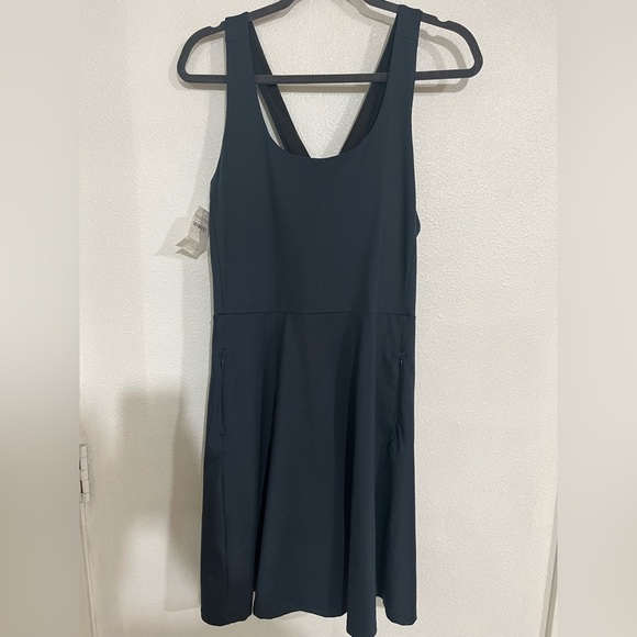 Zella daybreak tenis cross back A line dress Ophra’s favorite XXL navy blue NWT - Picture 2 of 7